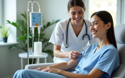 ICU survivor undergoing physical rehabilitation with medical team support