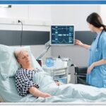 ICU monitoring equipment with alarms ensuring patient safety